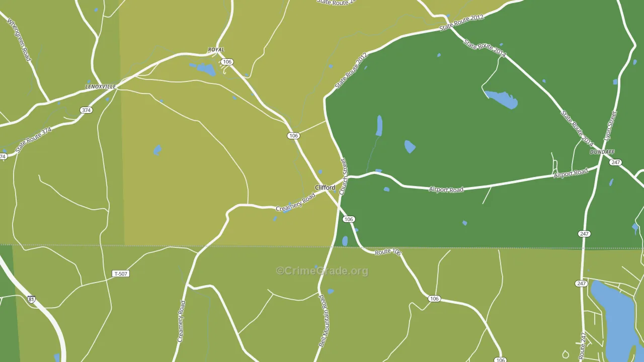 18413, PA Map of Drug-Related Crime Rates