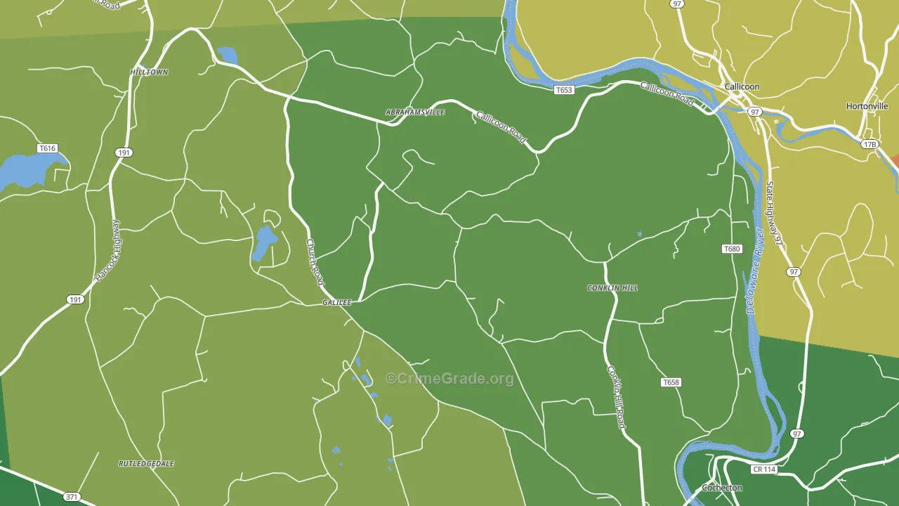 18415, PA Map of Drug-Related Crime Rates