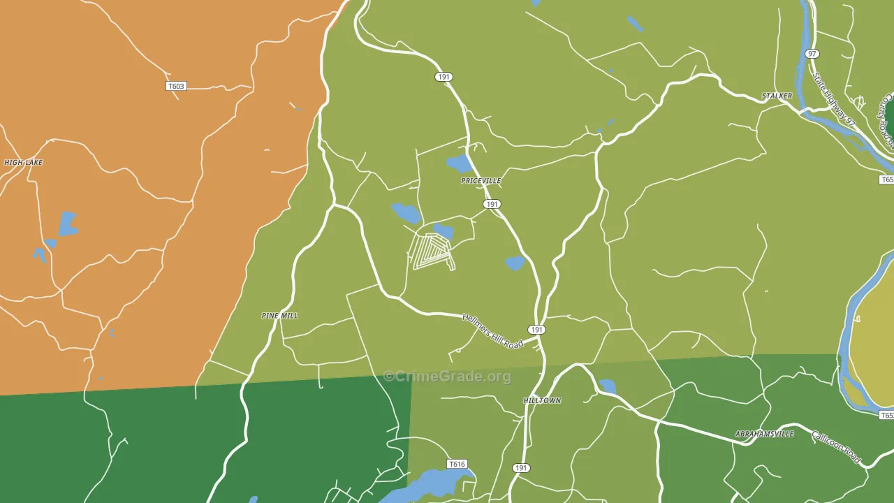 18417, PA Map of Drug-Related Crime Rates