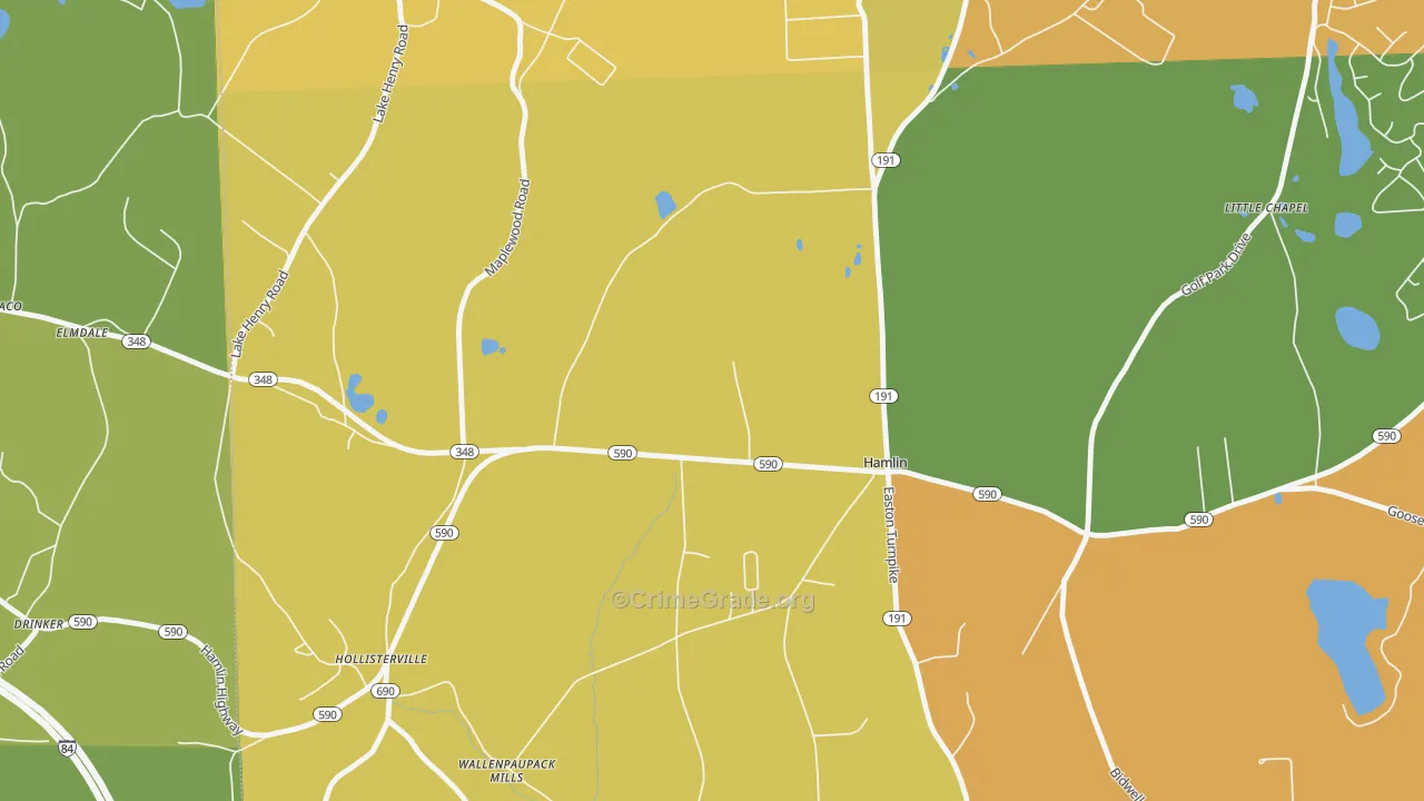 18427, PA Map of Drug-Related Crime Rates