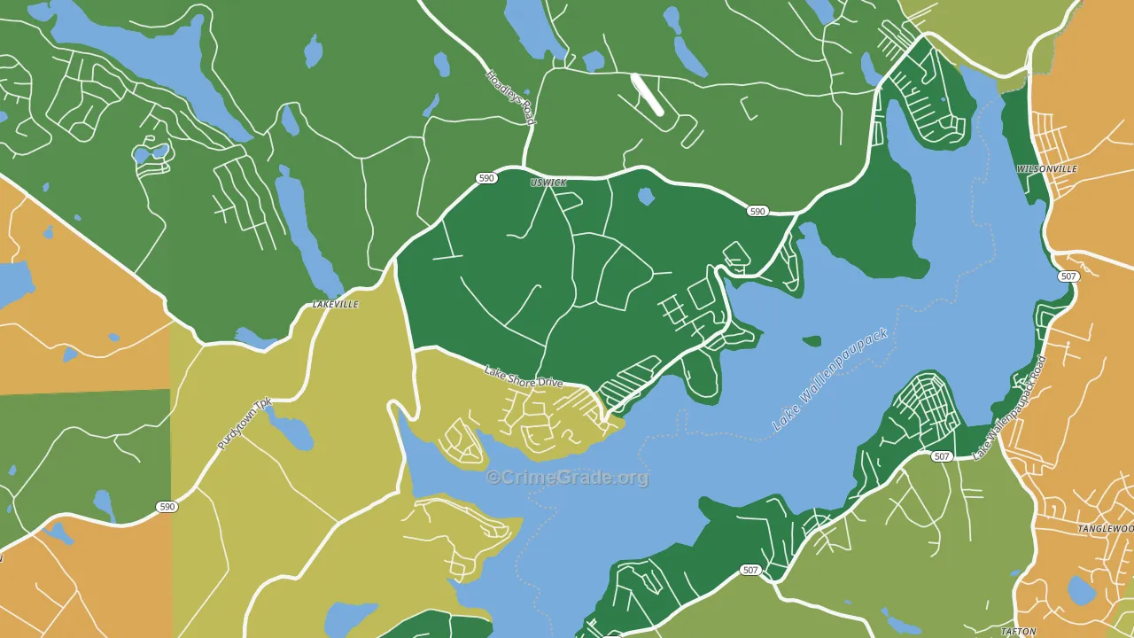18438, PA Map of Drug-Related Crime Rates