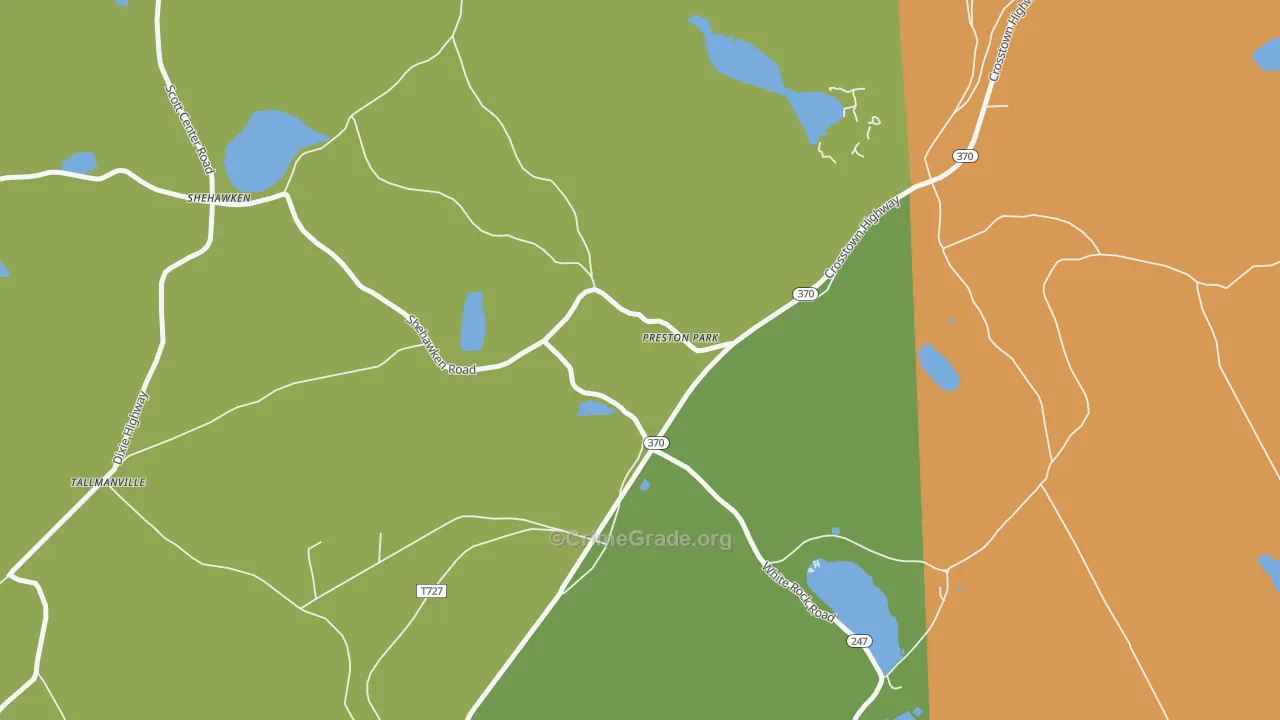 18455, PA Map of Drug-Related Crime Rates