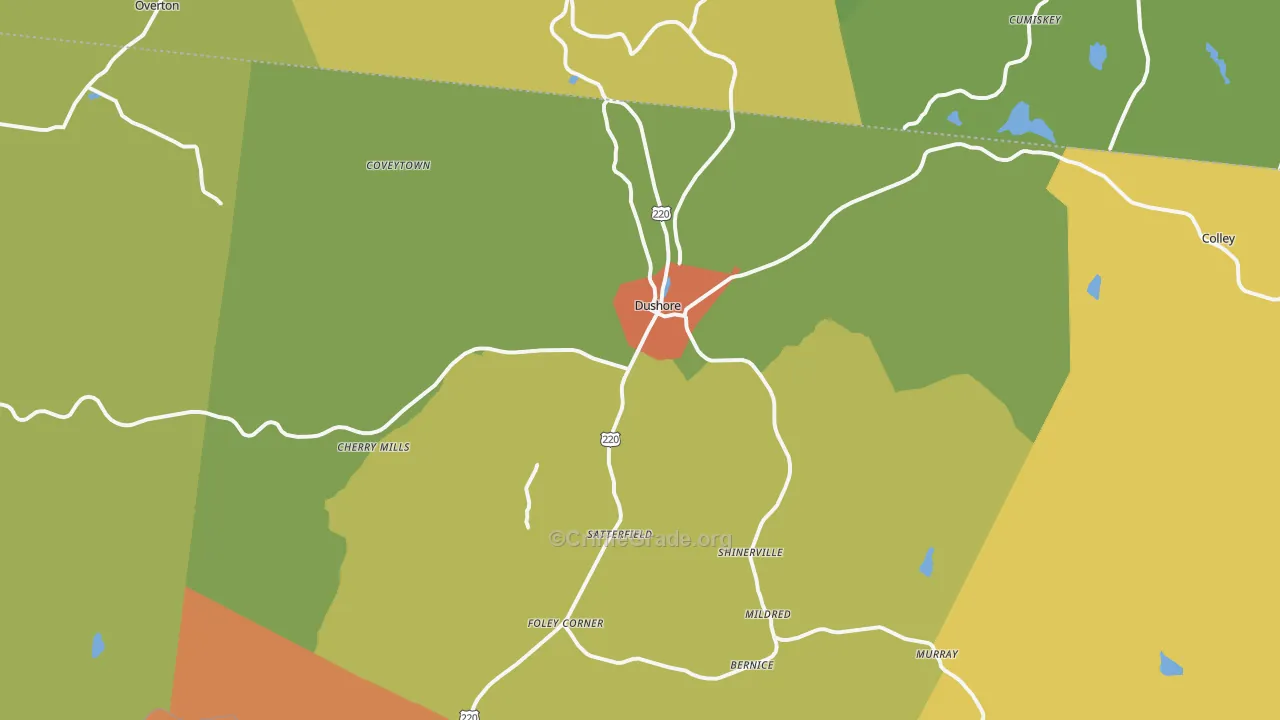 18614, PA Map of Drug-Related Crime Rates