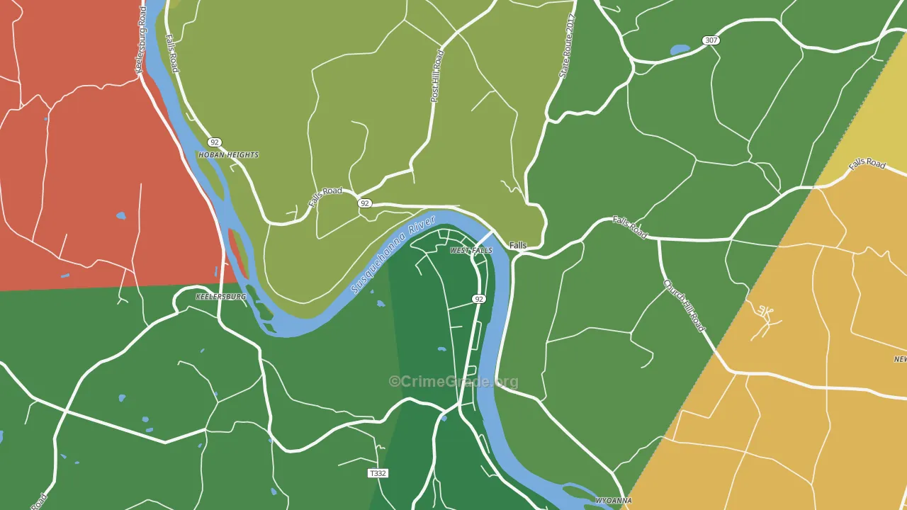 18615, PA Map of Drug-Related Crime Rates