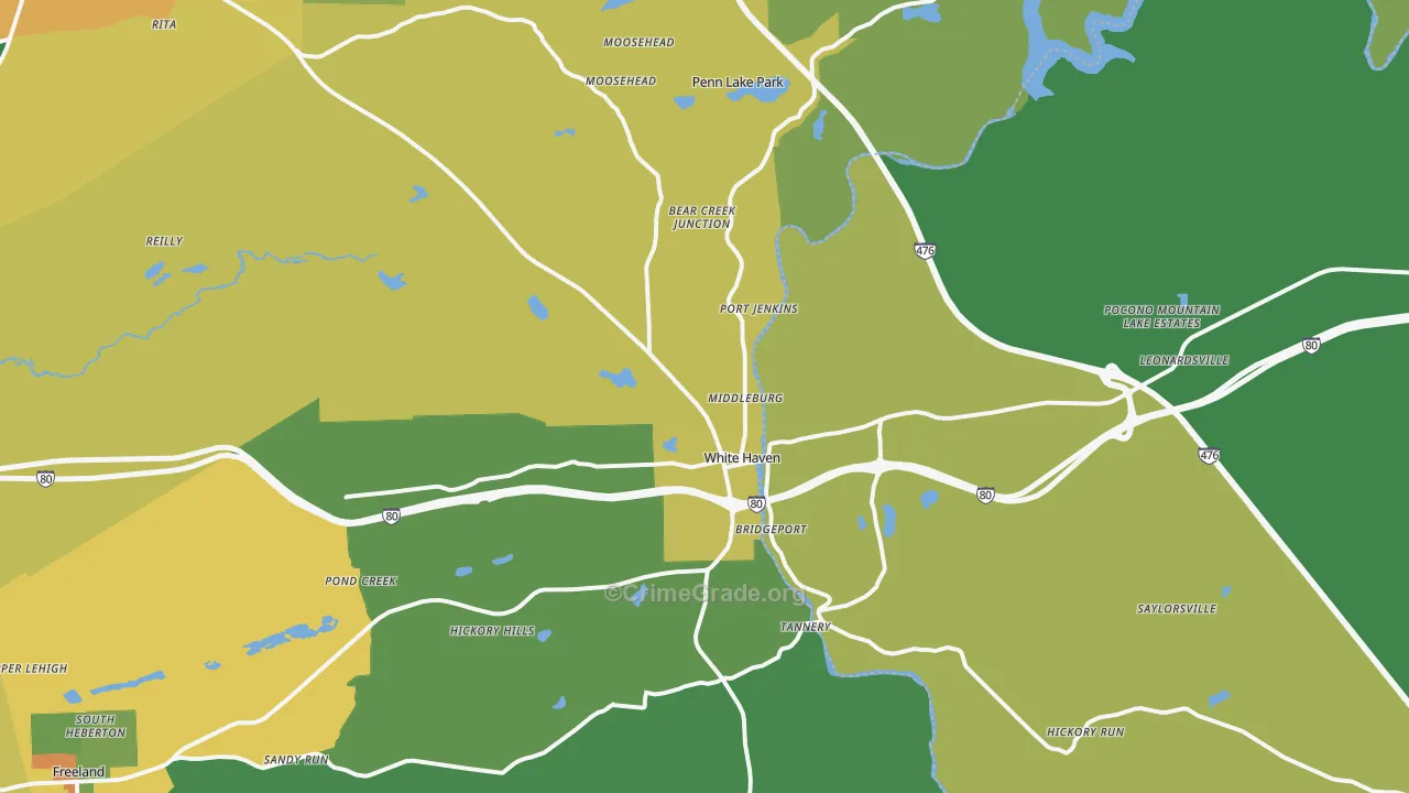 18661, PA Map of Drug-Related Crime Rates