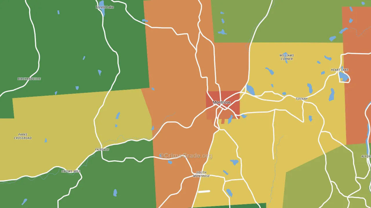 18801, PA Map of Drug-Related Crime Rates