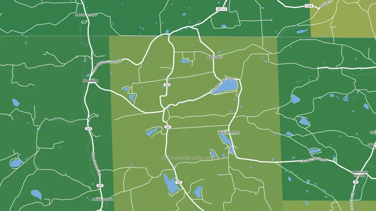 18812, PA Map of Drug-Related Crime Rates