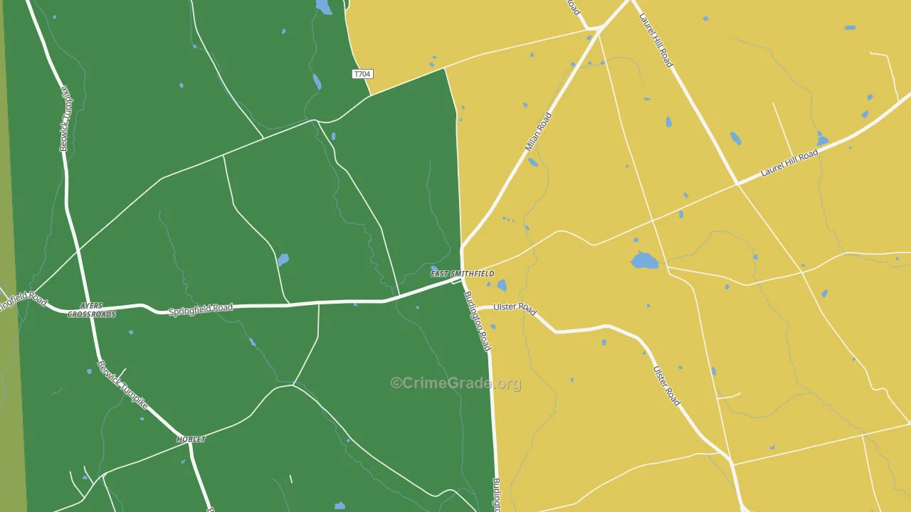 18817, PA Map of Drug-Related Crime Rates