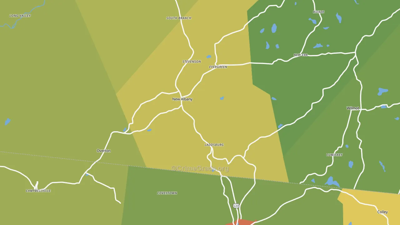 18833, PA Map of Drug-Related Crime Rates