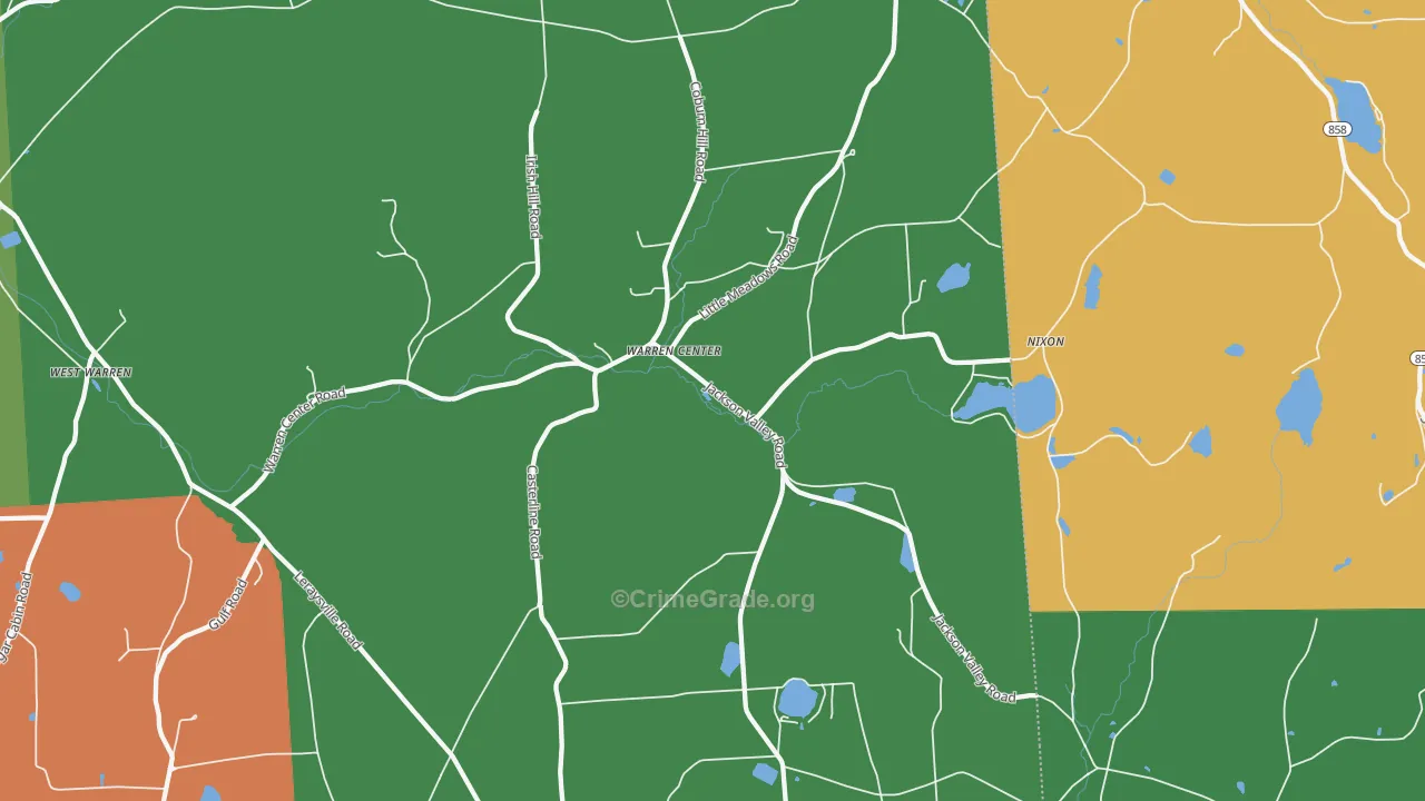 18851, PA Map of Drug-Related Crime Rates