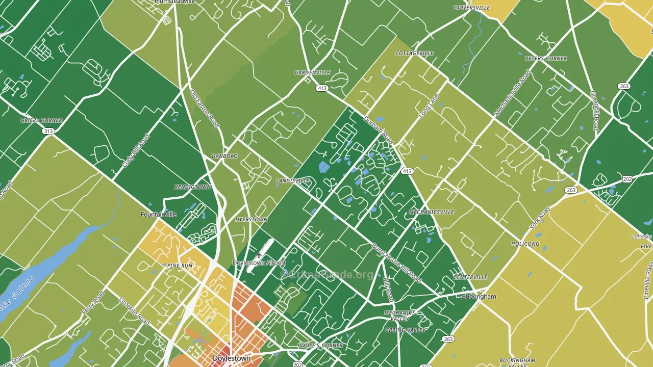 18902, PA Map of Drug-Related Crime Rates