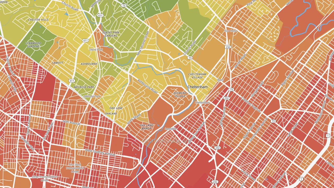 19012, PA Map of Drug-Related Crime Rates