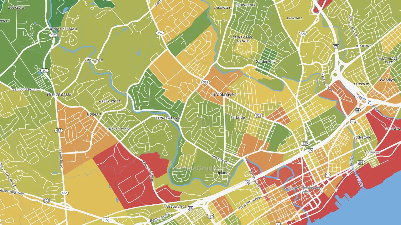 19015, PA Map of Drug-Related Crime Rates