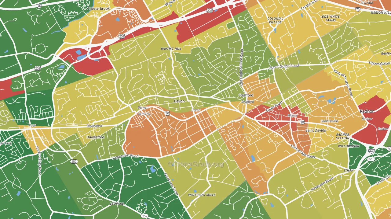 19333, PA Map of Drug-Related Crime Rates