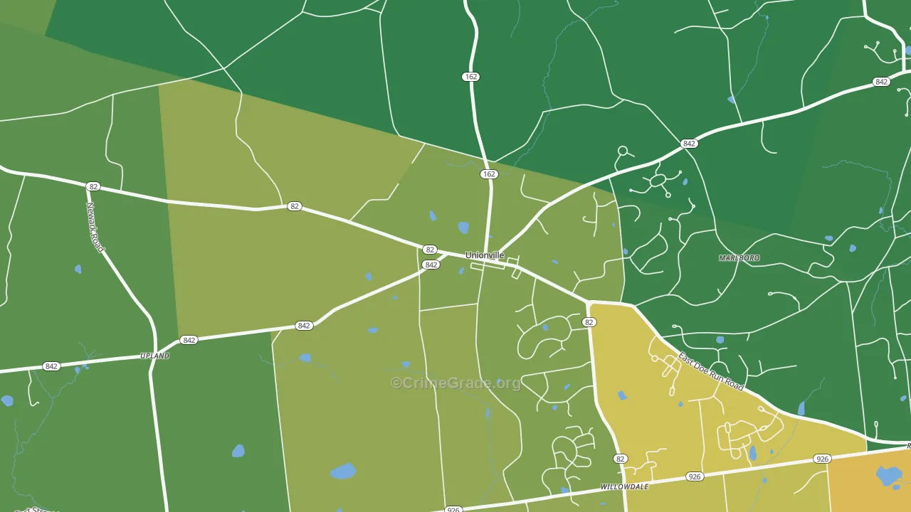 19375, PA Map of Drug-Related Crime Rates