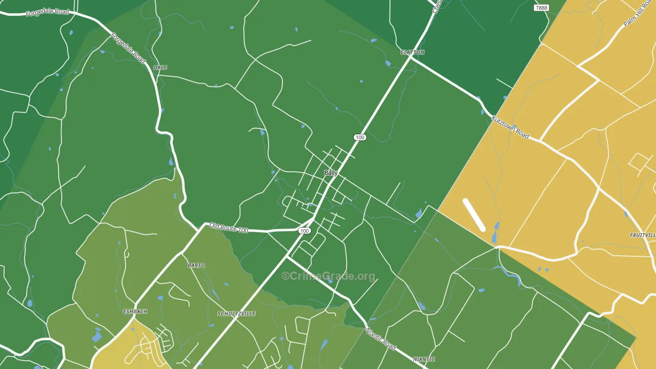 19503, PA Map of Drug-Related Crime Rates