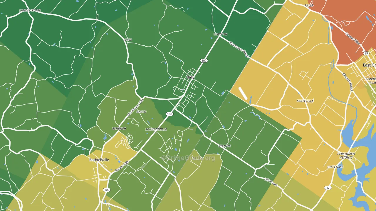 19504, PA Map of Drug-Related Crime Rates