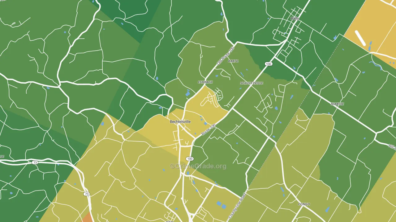 19505, PA Map of Drug-Related Crime Rates