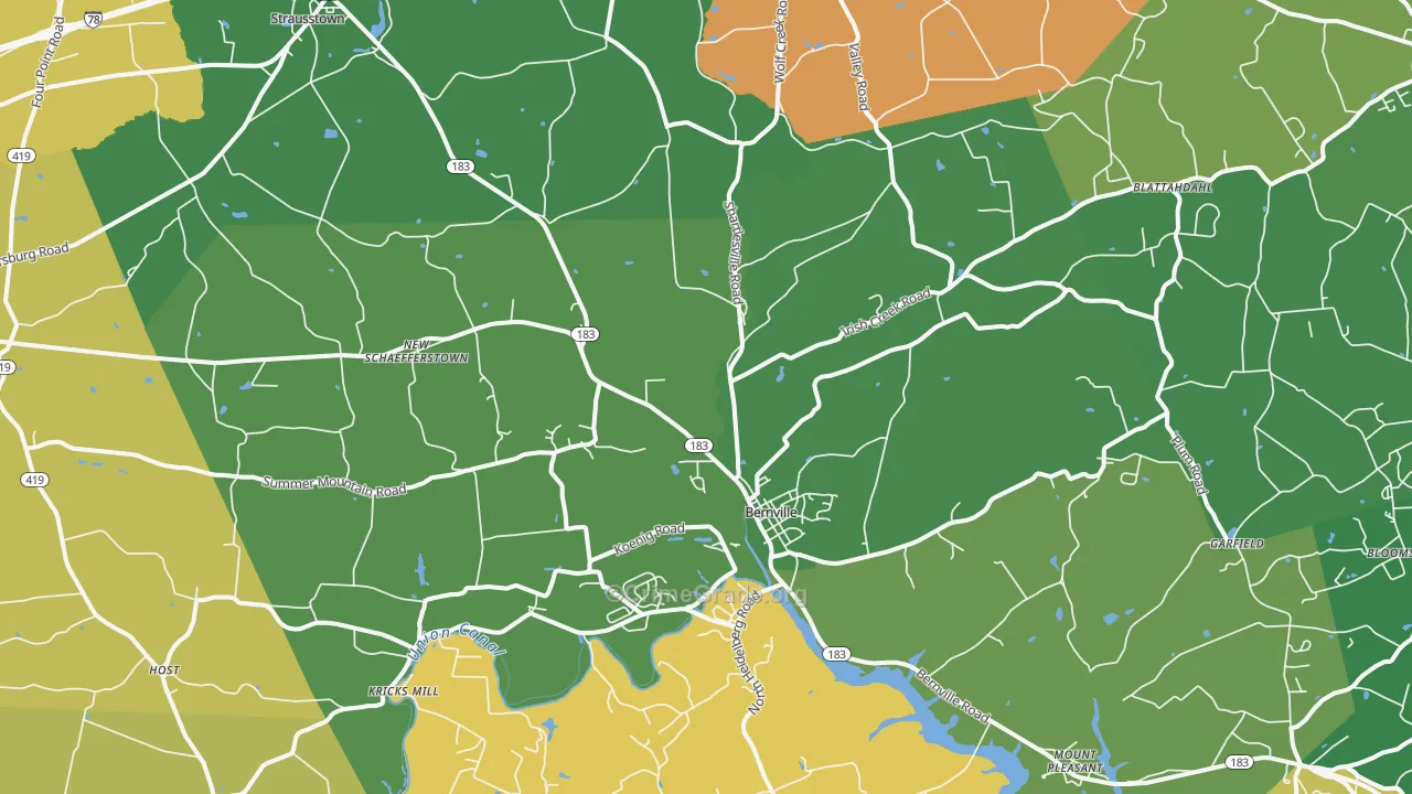 19506, PA Map of Drug-Related Crime Rates