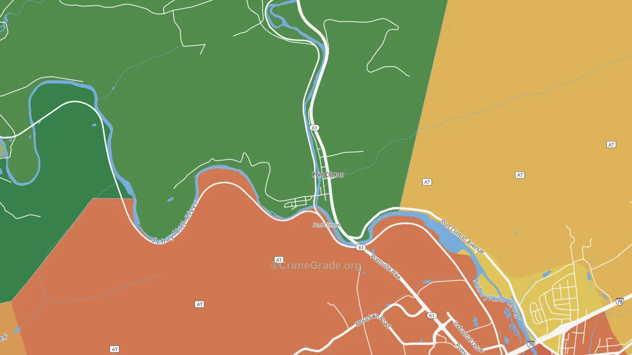 19549, PA Map of Drug-Related Crime Rates