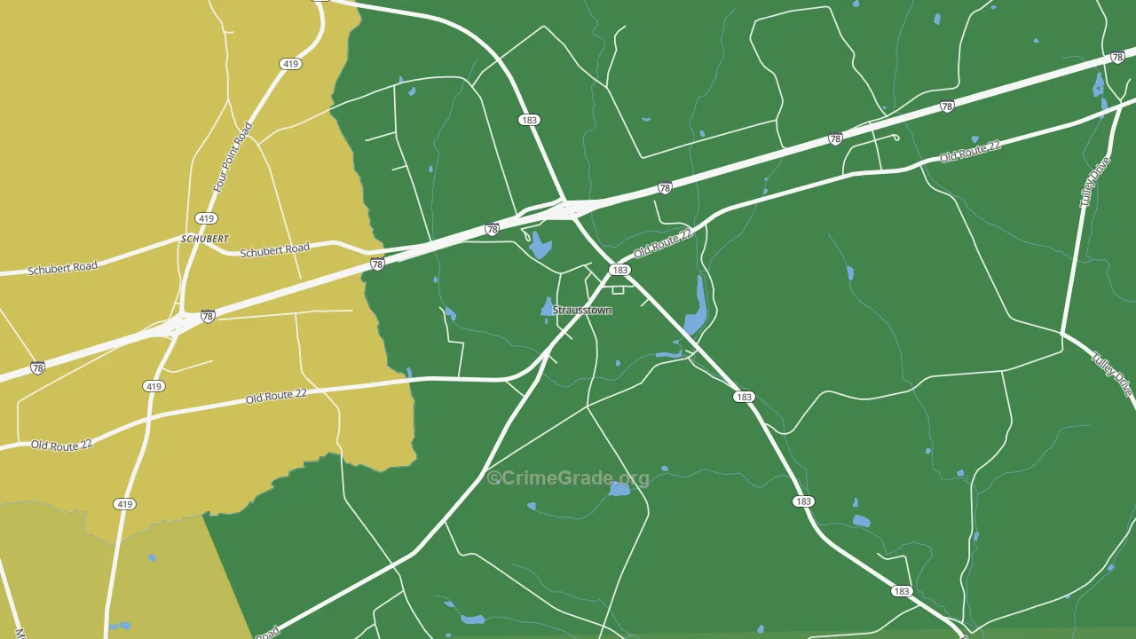 19559, PA Map of Drug-Related Crime Rates