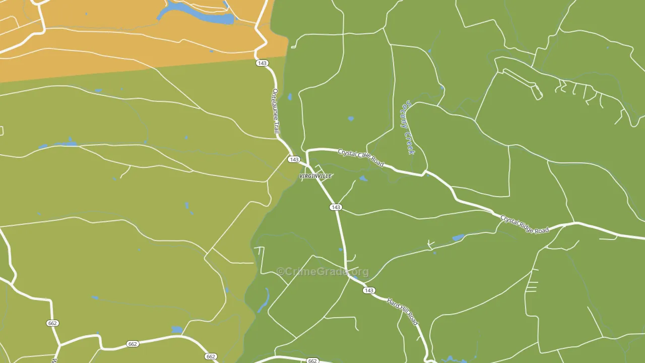 19564, PA Map of Drug-Related Crime Rates