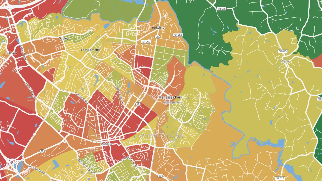20111, VA Map of Drug-Related Crime Rates
