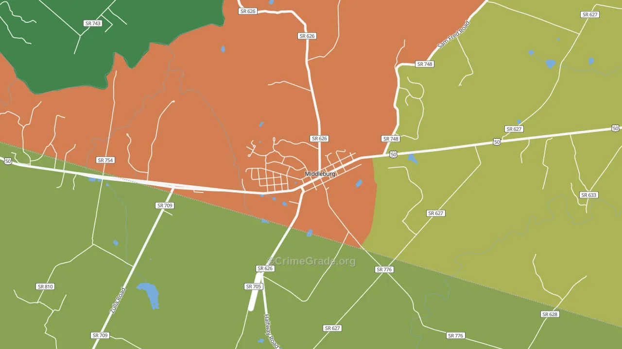 20118, VA Map of Drug-Related Crime Rates