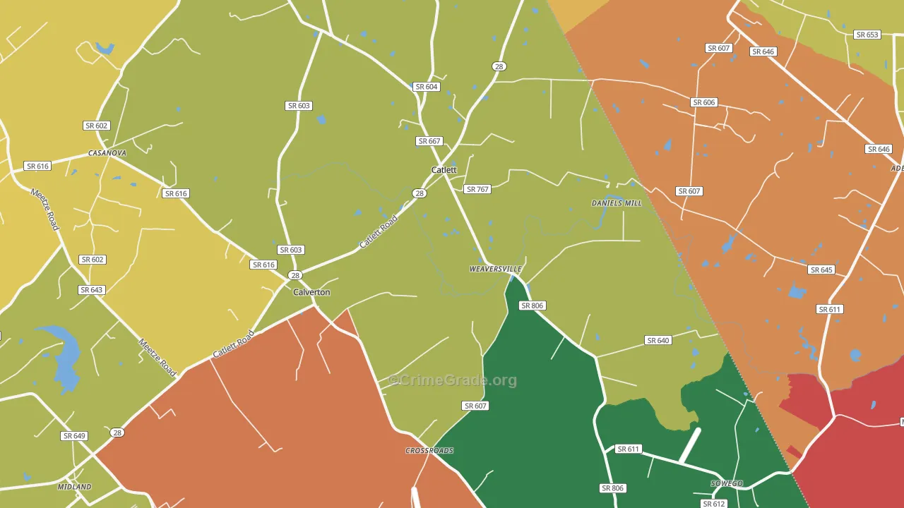 20119, VA Map of Drug-Related Crime Rates