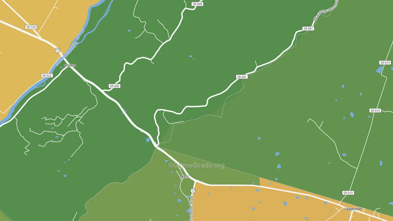 20130, VA Map of Drug-Related Crime Rates