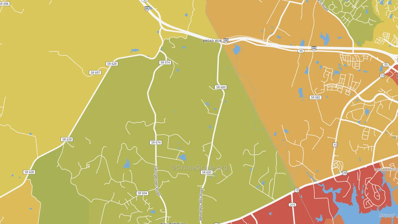 20137, VA Map of Drug-Related Crime Rates
