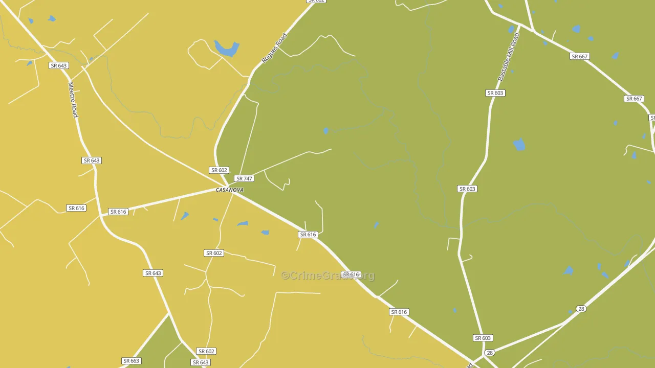 20139, VA Map of Drug-Related Crime Rates