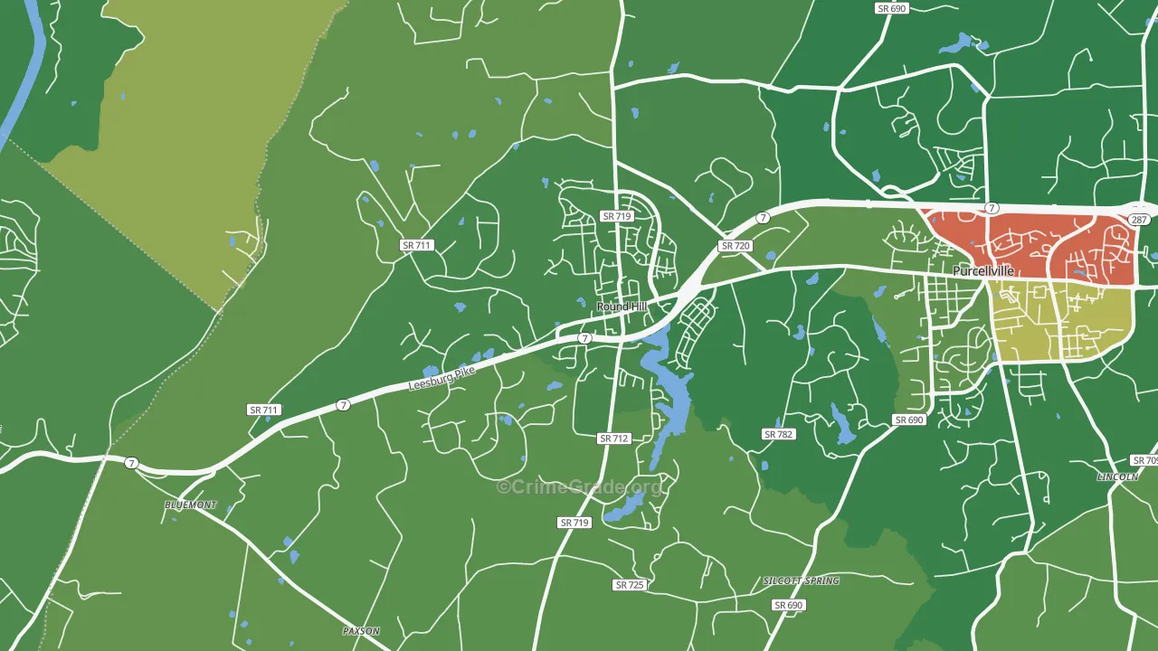 20141, VA Map of Drug-Related Crime Rates