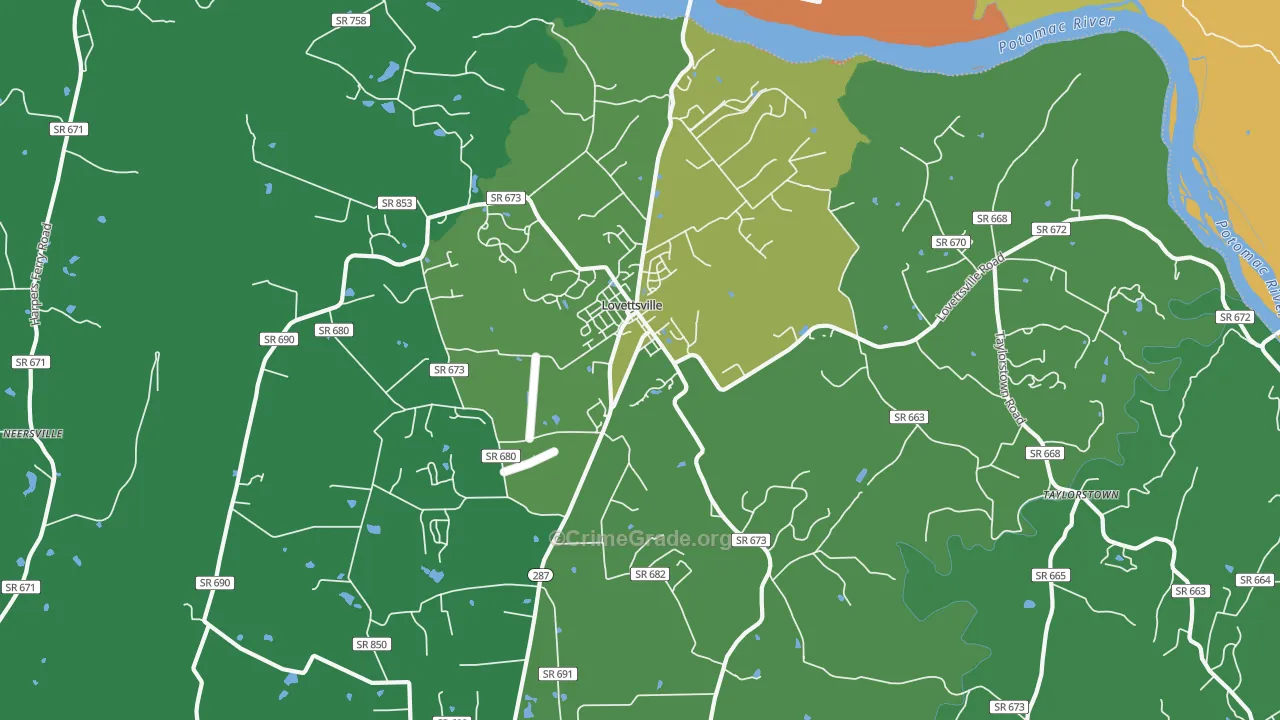 20180, VA Map of Drug-Related Crime Rates