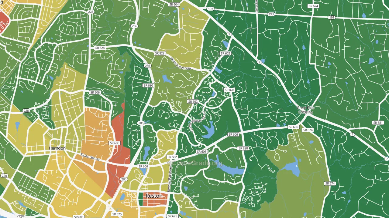 20194, VA Map of Drug-Related Crime Rates