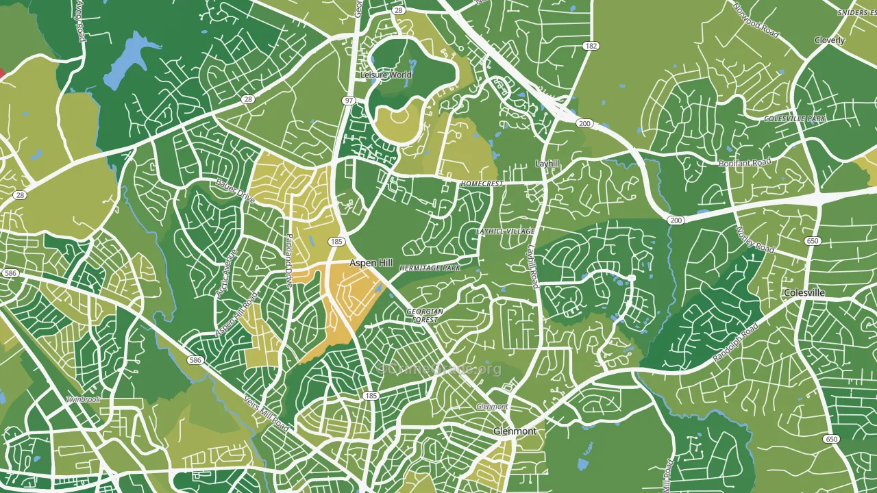 20906, MD Map of Drug-Related Crime Rates