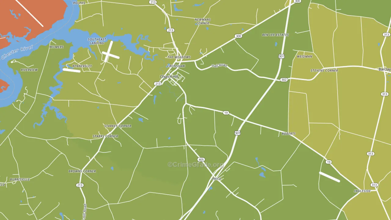 21623, MD Map of Drug-Related Crime Rates