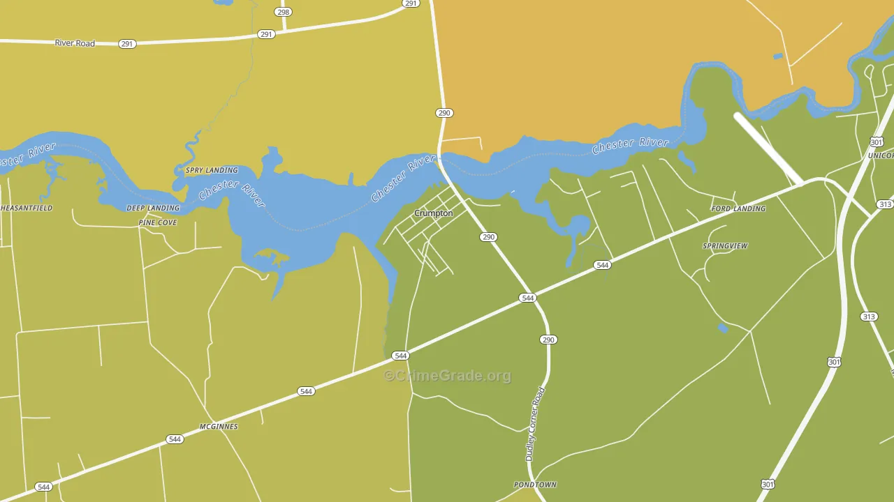 21628, MD Map of Drug-Related Crime Rates