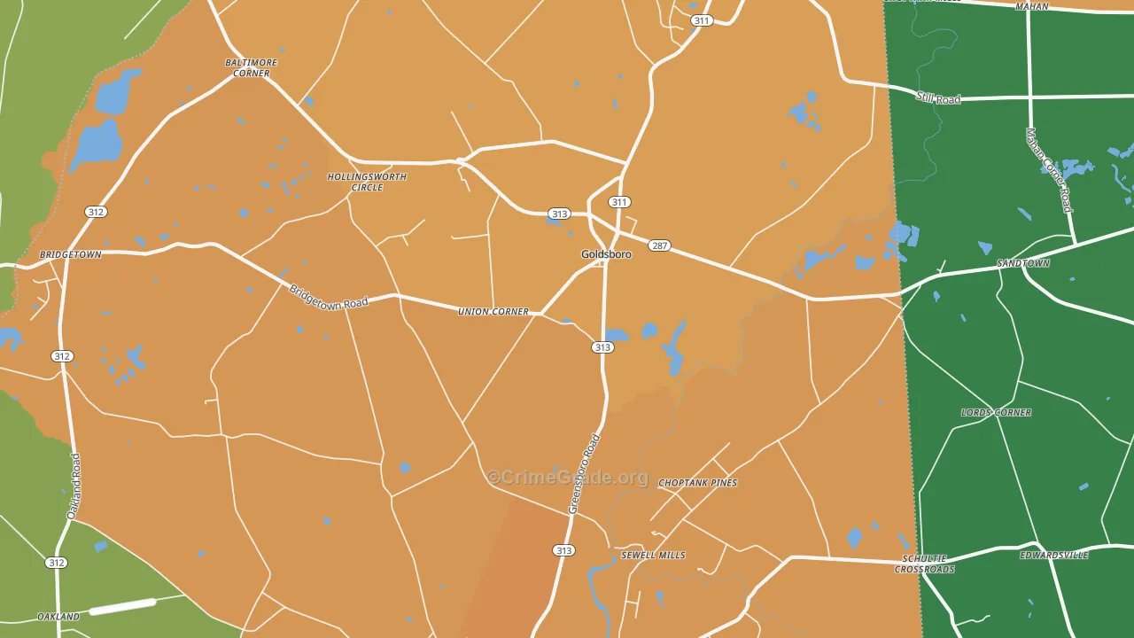 21636, MD Map of Drug-Related Crime Rates