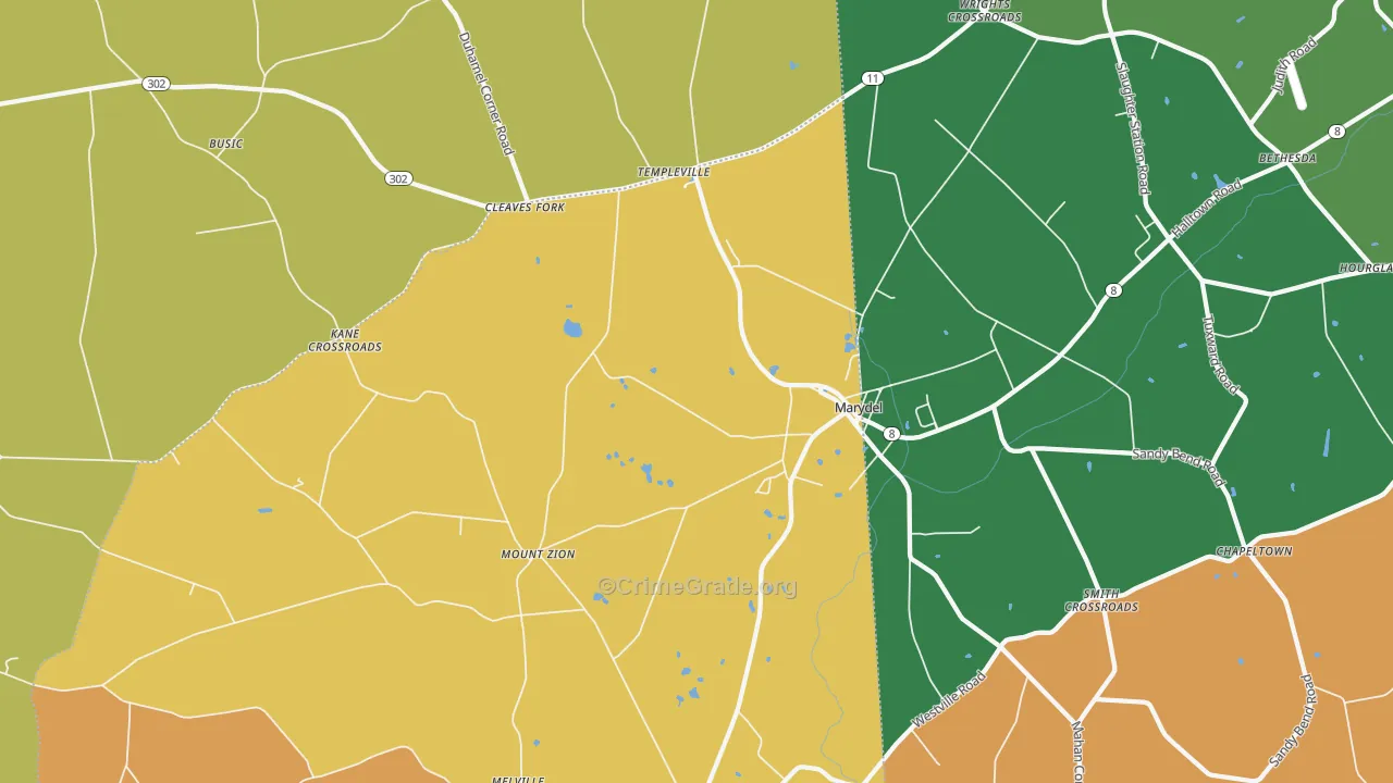 21649, MD Map of Drug-Related Crime Rates