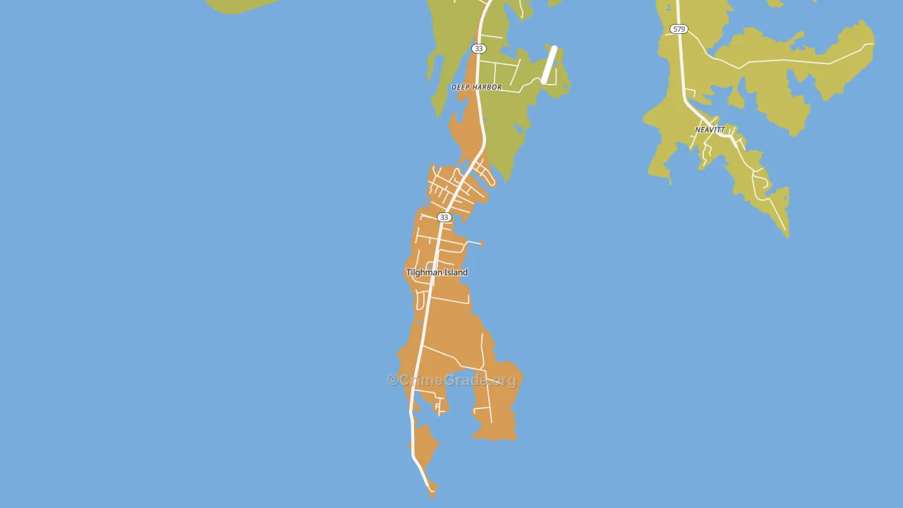 21671, MD Map of Drug-Related Crime Rates