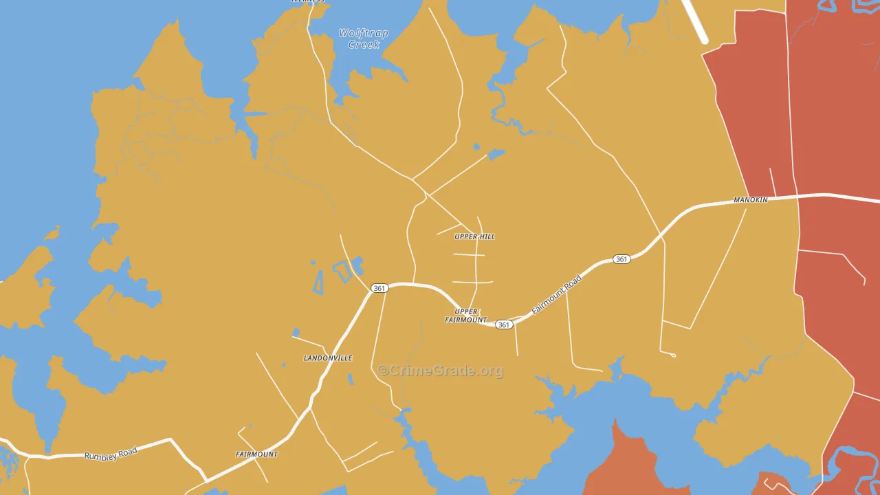 21867, MD Map of Drug-Related Crime Rates