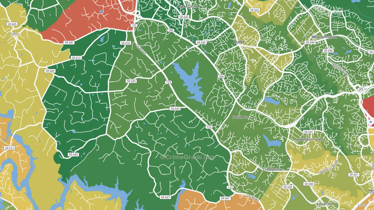 22039, VA Map of Drug-Related Crime Rates