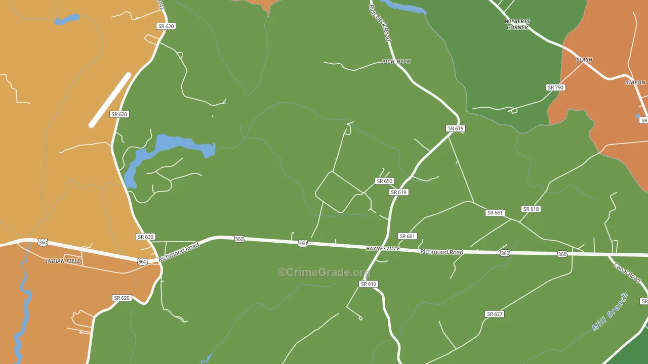 22472, VA Map of Drug-Related Crime Rates