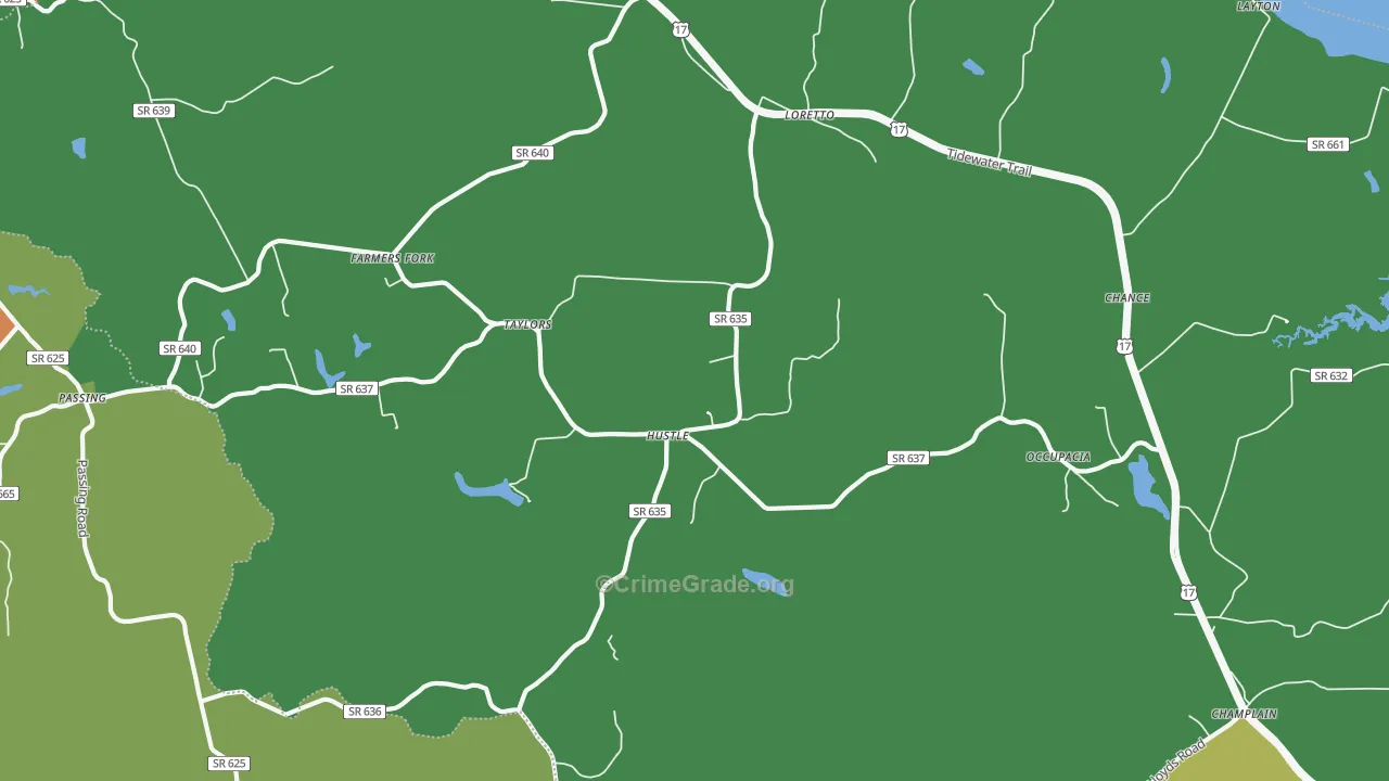 22476, VA Map of Drug-Related Crime Rates