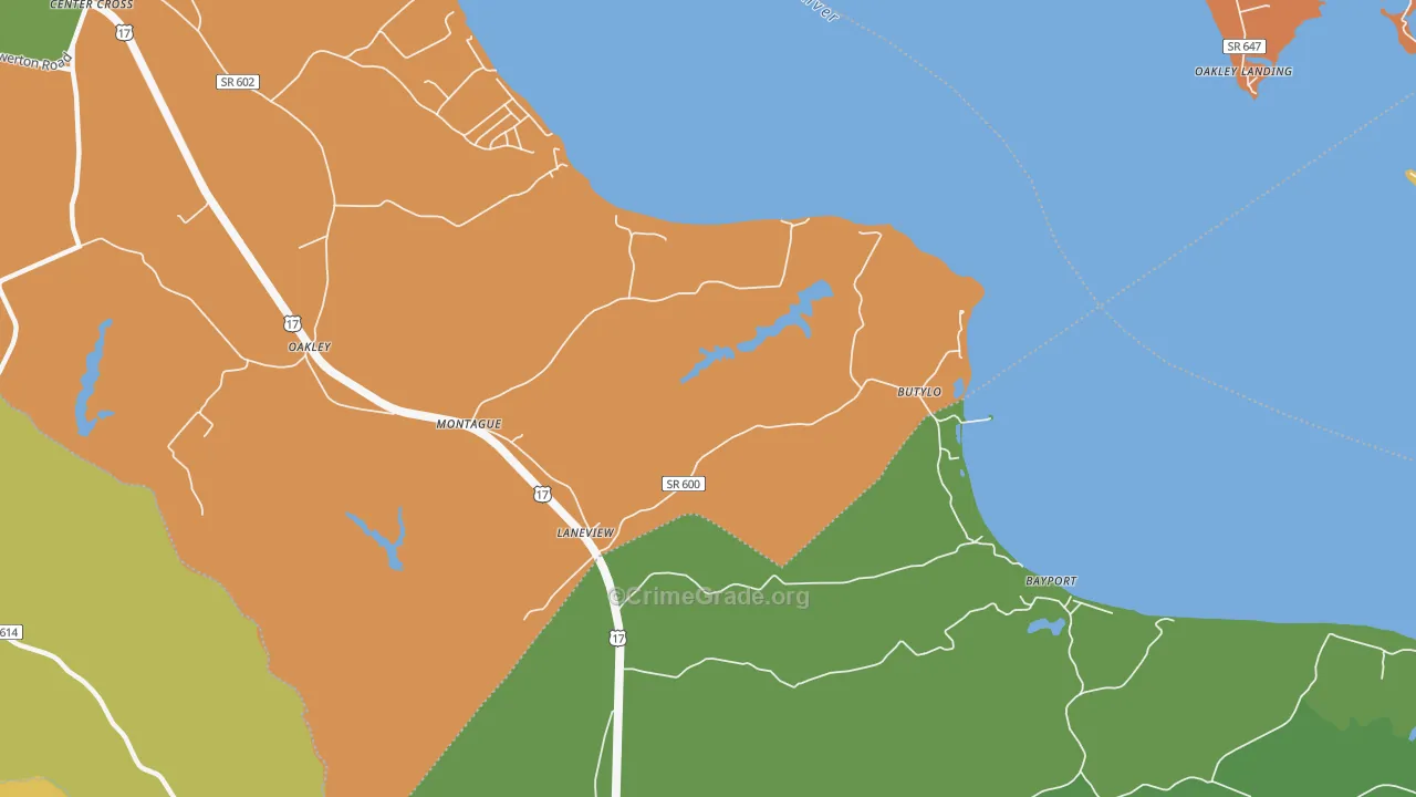 22504, VA Map of Drug-Related Crime Rates
