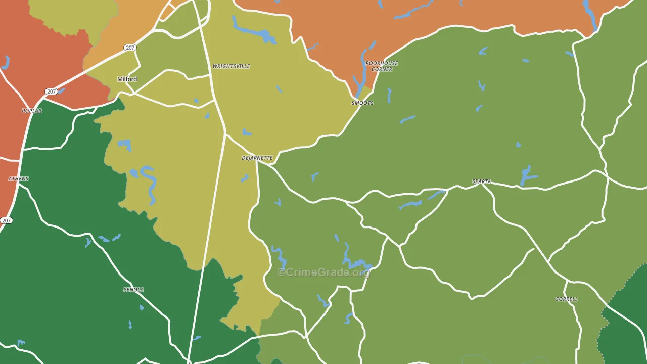 22514, VA Map of Drug-Related Crime Rates