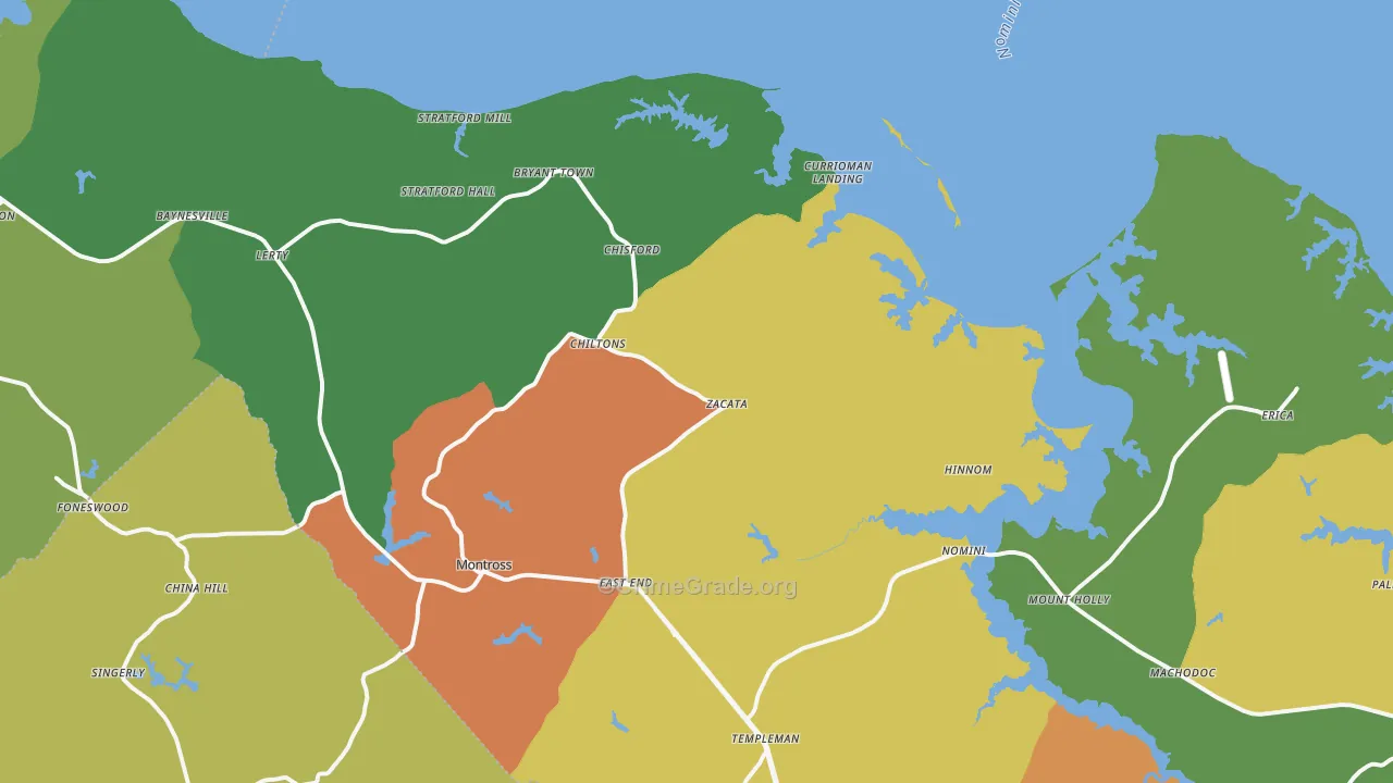 22520, VA Map of Drug-Related Crime Rates