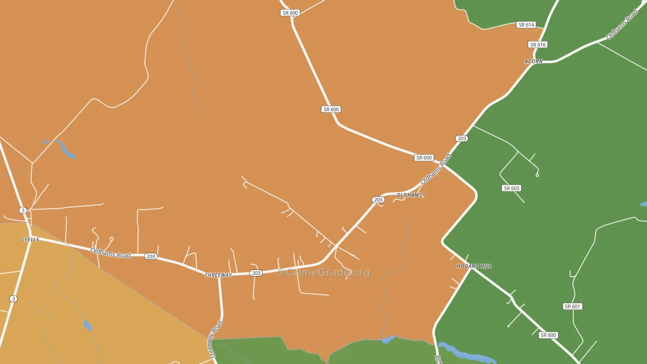 22529, VA Map of Drug-Related Crime Rates