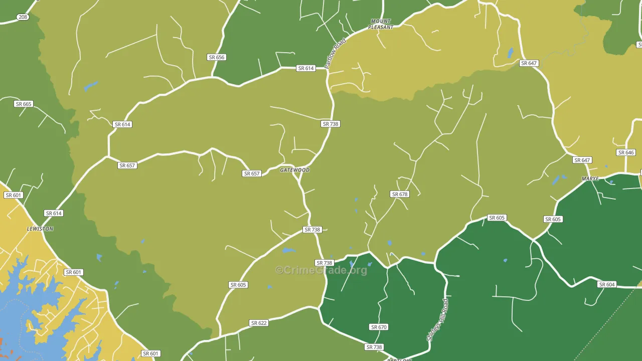 22534, VA Map of Drug-Related Crime Rates